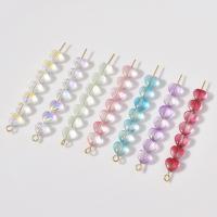 Ručno lampwork perle, Srce, možete DIY, više boja za izbor, 6x6mm, 10računala/Torba, Prodano By Torba