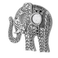 Zinc Alloy Animal Pendants Elephant antique silver color plated DIY nickel lead & cadmium free Sold By KG