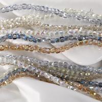 Crystal Pärlor, Kristall, DIY, fler färger för val, 5x5mm, Ca 100PC/Strand, Säljs av Strand