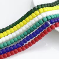 Rondelle-Krystal-Perler, Krystal, poleret, du kan DIY & mat & frosted, flere farver til valg, 8x10mm, Ca. 50pc'er/Strand, Solgt af Strand