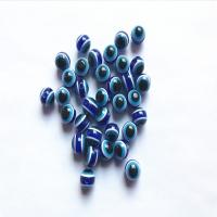 Hars Evil Eye Beads, DIY & verschillende grootte voor keus, blauw, Ca 1000pC's/Bag, Verkocht door Bag