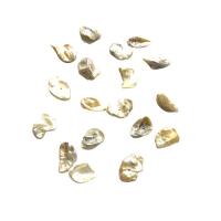 Keishi ferskvandskulturperle Beads, Ferskvandsperle, Uregelmæssig, du kan DIY, hvid, 6x10-10x15mm, Solgt af PC