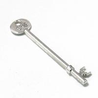 Zink Alloy Key Hängen, Nyckel, antik silver pläterad, DIY, nickel, bly och kadmium gratis, 93x19x6mm, Säljs av PC