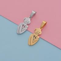 Stainless Steel Pendants 304 Stainless Steel Vacuum Ion Plating Unisex Sold By PC