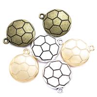 Tibetan Style Pendants, Football, plated, DIY, more colors for choice, nickel, lead & cadmium free, 22x19mm, Sold By PC