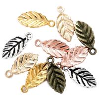 Zinc Alloy Leaf Pendants plated DIY nickel lead & cadmium free Approx 1mm Sold By PC