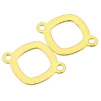 Stainless Steel Connector 201 Stainless Steel Galvanic plating fashion jewelry & Unisex golden Approx 2mm Sold By PC