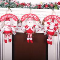 Velveteen Christmas Door Hanger handmade cute Sold By PC