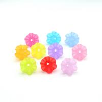 Frosted Acrylic Beads Flower DIY Approx Sold By Bag