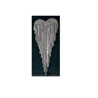Rhinestone Brooch Zinc Alloy Heart plated fashion jewelry & for woman & with rhinestone nickel lead & cadmium free Sold By PC