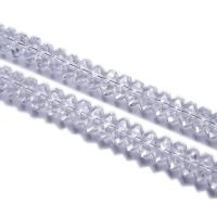 Naturliga Clear Quartz pärlor, Abacus, DIY & olika storlek för val & fasetterad, Såld Per Ca 15.35 inch Strand
