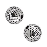 Stainless Steel Beads 304 Stainless Steel Round blacken original color Approx 2mm Sold By PC