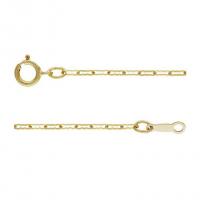 -Strzykawce Łańcuch naszyjnik, 14K wypełnione złotem, dla obu płci & różnej wielkości do wyboru, złoty, sprzedane przez PC