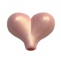 Miracle Acrylic Beads Heart painted DIY Approx Sold By Bag