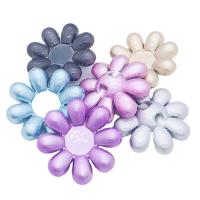 Acrylic Hair Accessories DIY Findings, Flower, more colors for choice, 44mm, Sold By PC