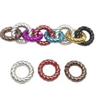 Ακρυλικό Η σύνδεση Ring, Λουκουμάς, DIY, μικτά χρώματα, 20x5mm, Περίπου 1000PCs/τσάντα, Sold Με τσάντα