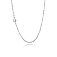 925 Sterling Silver Necklace Chain, platinum color plated, different size for choice & for woman, Sold By PC