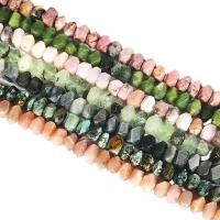 Kamień szlachetny Koralik, Płaskie koło, obyty, DIY & różnej wielkości do wyboru & fasetowany, dostępnych więcej kolorów, sprzedawane na około 14.96 cal Strand