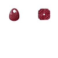 Grânulos de cinábrio, Laca esculpida, polido, DIY & Vario tipos a sua escolha, vermelho, vendido por PC