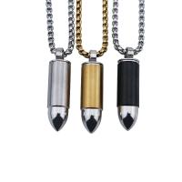 Titanium Steel Pendants Bullet polished 41mm Sold By PC