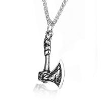 Titanium Steel Pendants Axe stoving varnish for man Sold By PC