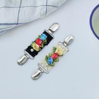 Zinc Alloy Sweater Shawl Clip epoxy gel for woman Sold By PC