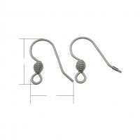 Stainless Steel Hook Earwire 316 Stainless Steel with loop original color 0.8mm Approx 2mm Sold By Lot