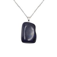 Blue Goldstone Pendant for woman blue 18-48x4-10mm Sold By PC