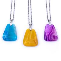 Pingentes de joias de ágata, para mulher, Mais cores pare escolha, 23x30mm, vendido por PC