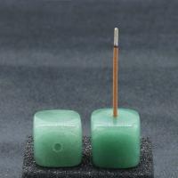 Traditional Ceramic Inserted Burner Incense Seat Gemstone Square polished 20mm Sold By PC