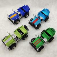aluminium wire Craft Car Model, with Plastic, handmade, Random Color, 170x100x90mm, Sold By PC
