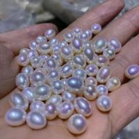 Cultured Rice Freshwater Pearl Beads DIY white 8-9mm Sold By PC