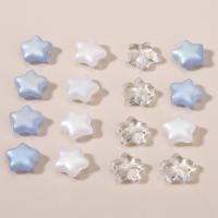 Plated Lampwork Beads Star DIY & frosted 12mm Sold By PC