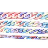 Akryl kæde, du kan DIY & forskellig størrelse for valg, blandede farver, 30pc'er/Bag, Solgt af Bag