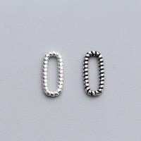 925 prata esterlina anéis de ligação, DIY, Mais cores pare escolha, 10.50x4.50x1.20mm, vendido por PC
