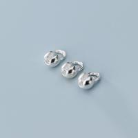 925 Sterling Sølv Perle Tips, du kan DIY & forskellig størrelse for valg, sølv, Solgt af PC