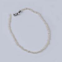 Natural Freshwater Pearl Necklace irregular for woman white 2-3mm Length Approx 15 Inch Sold By PC