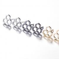 Roestvrij staal Stud Earrings, 304 roestvrij staal, mode sieraden & voor vrouw, meer kleuren voor de keuze, 8x8mm, Verkocht door pair