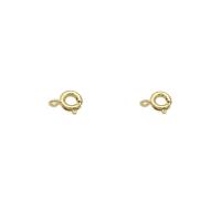 Brass Spring Ring Clasp 18K gold plated DIY Sold By PC