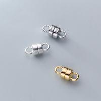 925 Sterling Silver Magnetic Clasp plated DIY Sold By Set