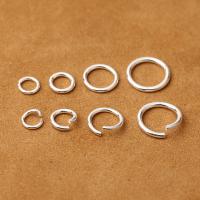 925 Sterling Silver Open Jump Ring Donut DIY  silver color Sold By PC