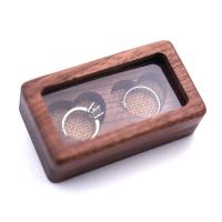 Κουτί ξύλινο δαχτυλίδι, Ξύλο, 88x50mm, Sold Με PC