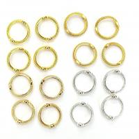 Brass Frame Bead Donut high quality plated DIY nickel lead & cadmium free Sold By PC