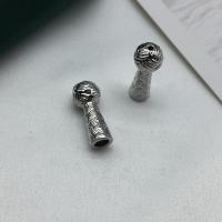 Cink ötvözet cső gyöngyök, antik ezüst színű bevonattal, DIY, 8x19mm, 200PC-k/Lot, Által értékesített Lot