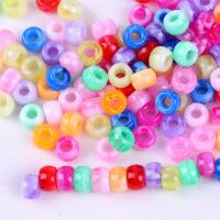 Plastic Beads Round stoving varnish & DIY Sold By Bag