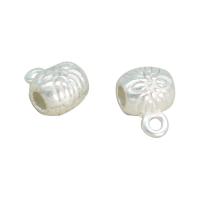 Zinc Alloy Bail Beads silver color plated DIY silver color nickel lead & cadmium free Approx 1mm Sold By Bag