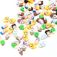 Polymer Clay Beads DIY mixed colors 10mm Approx Sold By Bag