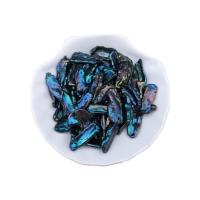 Wisiorki z pereł słodkowodnych, Perła naturalna słodkowodna, dla obu płci, czarny, 6-12mm, sprzedane przez PC