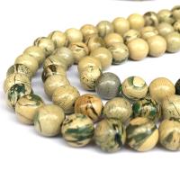 Gemstone smykker perler, Naturlig Turkis, Runde, du kan DIY & forskellig størrelse for valg, blandede farver, Solgt Per Ca. 38 cm Strand
