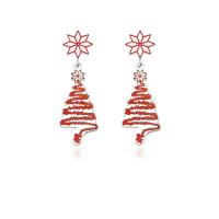 Christmas Earrings 304 Stainless Steel epoxy gel Christmas Design & for woman Sold By Pair